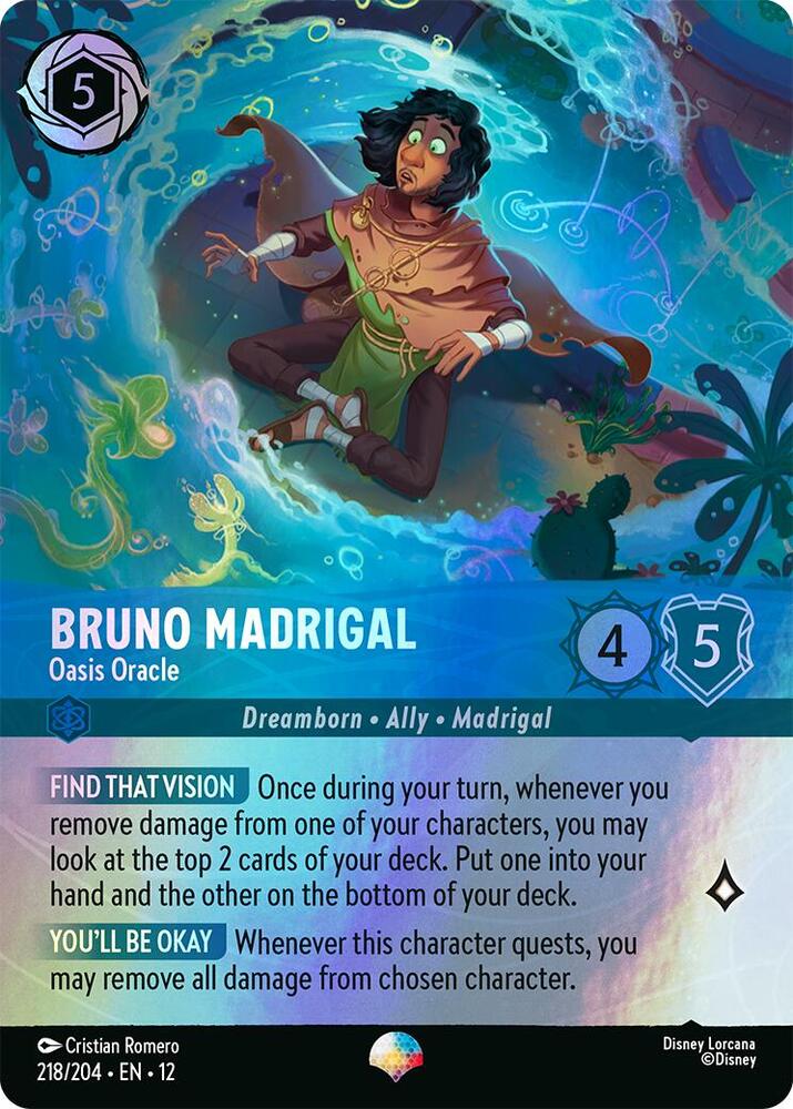 Bruno Madrigal - Oasis Oracle (Epic) - Wilds Unknown (12) NM *FOIL*