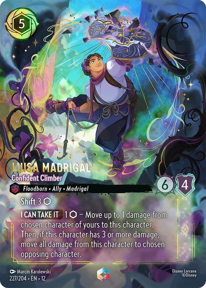 Luisa Madrigal - Confident Climber (Enchanted) - Wilds Unknown (12) NM *FOIL*