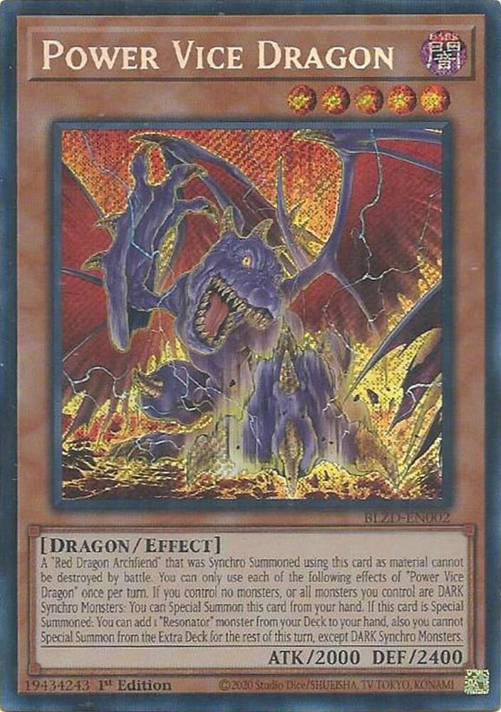 Power Vice Dragon - Blazing Dominion (BLZD) NM