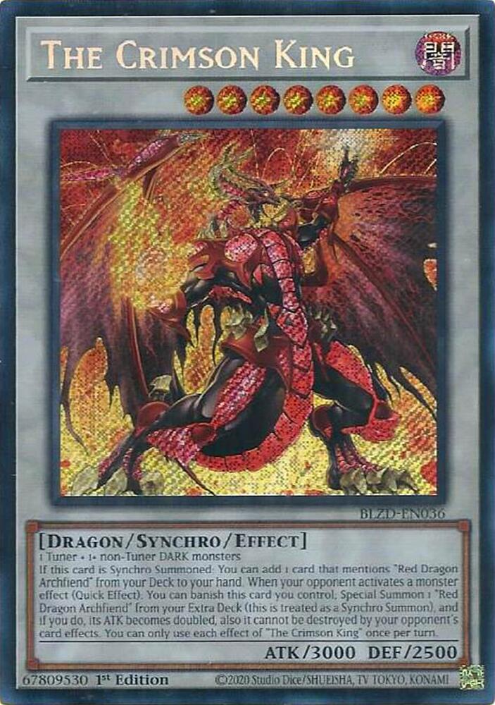 The Crimson King - Blazing Dominion (BLZD) NM