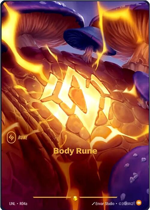 Body Rune (R04a) - Unleashed (UNL) NM *FOIL*