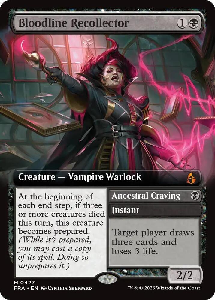 Bloodline Recollector (Extended Art) - Reality Fracture (FRA) NM