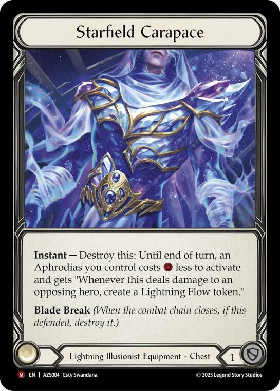 Starfield Carapace - Armory Deck: Zyggy (AZS) NM Rainbow Foil