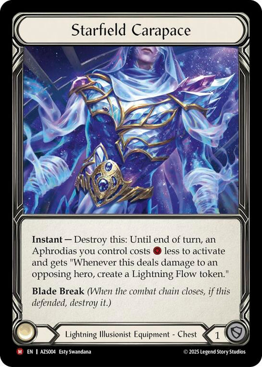 Starfield Carapace - Armory Deck: Zyggy (AZS) NM Rainbow Foil