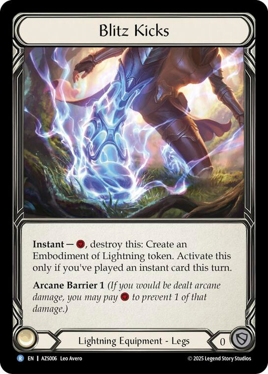 Blitz Kicks - Armory Deck: Zyggy (AZS) NM *Rainbow Foil*