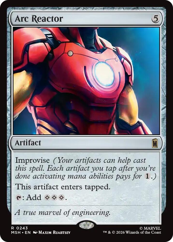 Arc Reactor - Marvel Super Heroes (MSH) LP