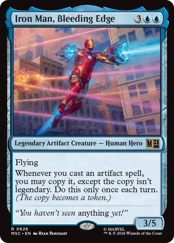 Iron Man, Bleeding Edge - Commander: Marvel Super Heroes (MSC) NM