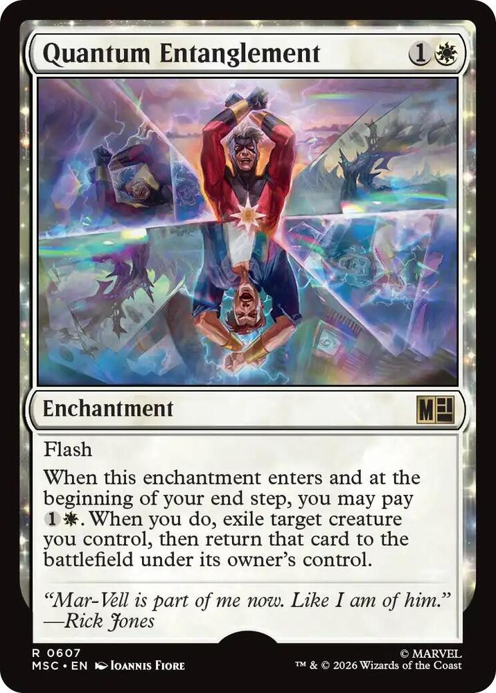 Quantum Entanglement - Commander: Marvel Super Heroes (MSC) NM *FOIL*