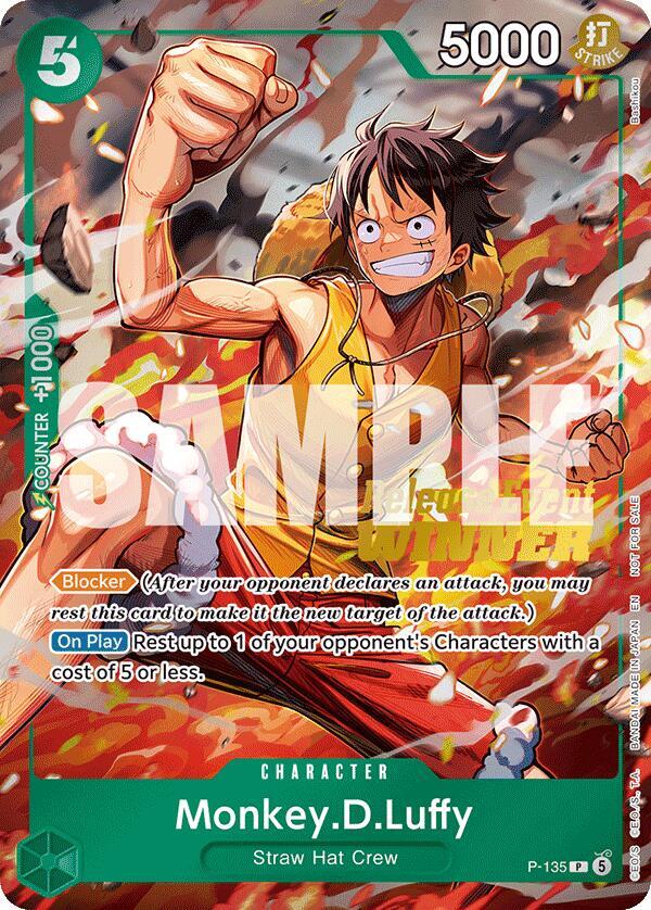 Monkey.D.Luffy (OP16 Release Event Winner) - One Piece Promotion Cards (OP-PR) SEALED NM *FOIL*