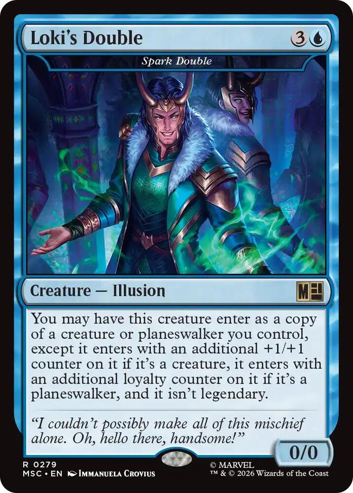 Loki's Double - Spark Double - Commander: Marvel Super Heroes (MSC) NM