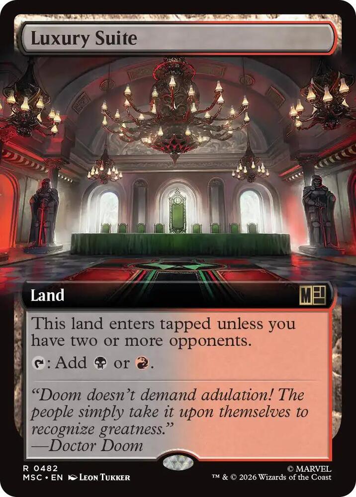 Luxury Suite (Extended Art) - Commander: Marvel Super Heroes (MSC) NM