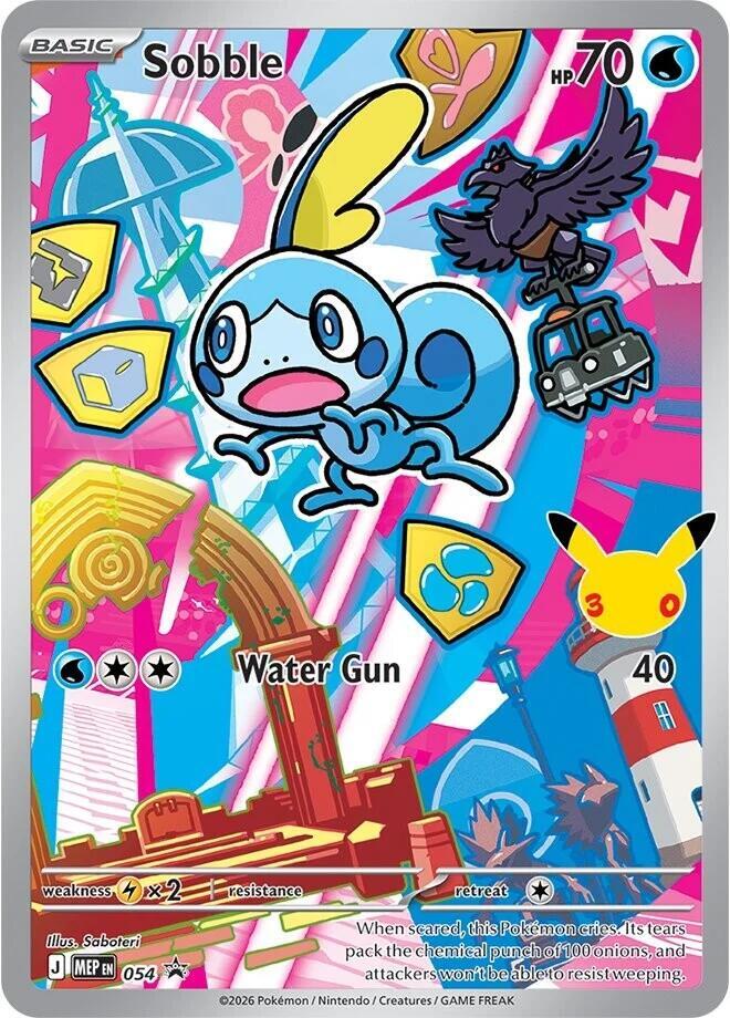 Sobble - 054 - ME: Mega Evolution Promo (MEP) NM *FOIL*