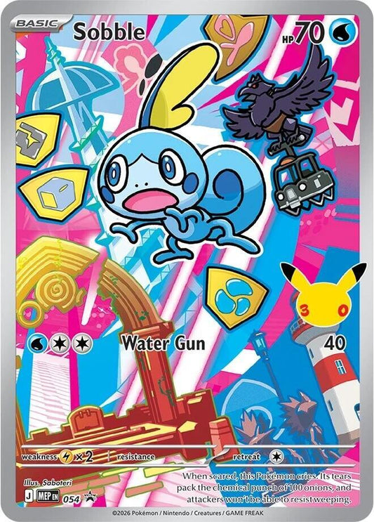 Sobble - 054 - ME: Mega Evolution Promo (MEP) NM *FOIL*