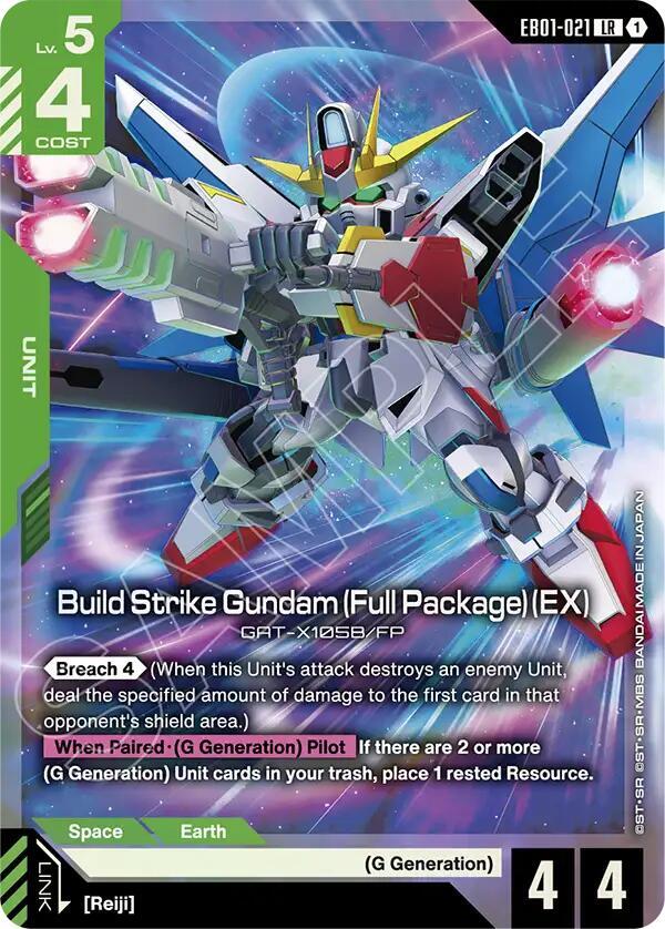 Build Strike Gundam (Full Package) (EX) - Eternal Nexus (EB01) NM *FOIL*