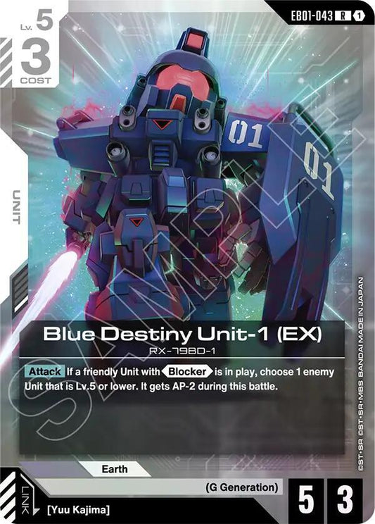 Blue Destiny Unit-1 (EX) - Eternal Nexus (EB01) NM *FOIL*