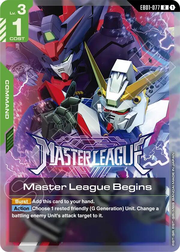 Master League Begins - Eternal Nexus (EB01) NM *FOIL*