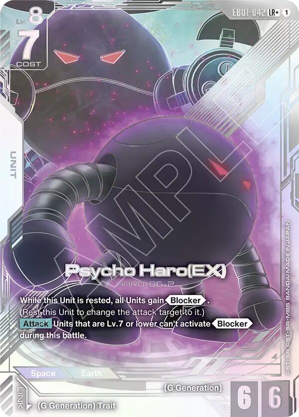 Psycho Haro (EX) (LR+) - Eternal Nexus (EB01) NM *FOIL*