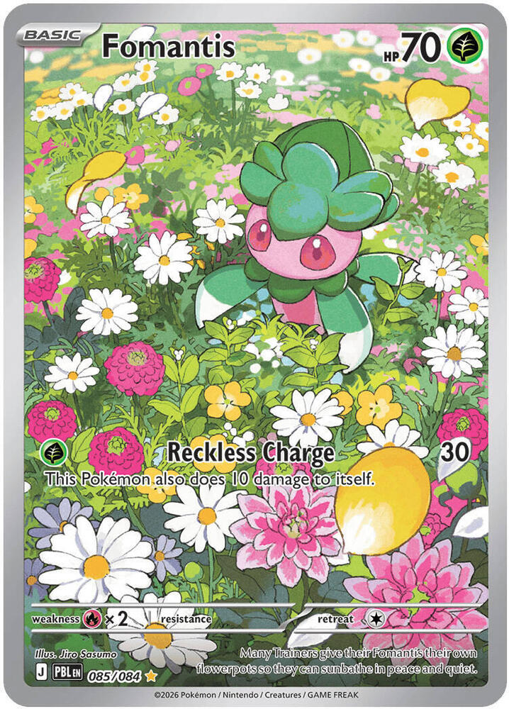 Fomantis - 085/084 - ME05: Pitch Black (PBL) NM *FOIL*