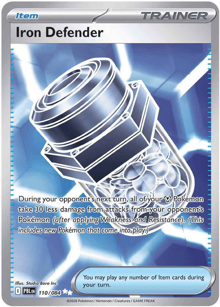 Iron Defender - ME05: Pitch Black (PBL) NM *FOIL*