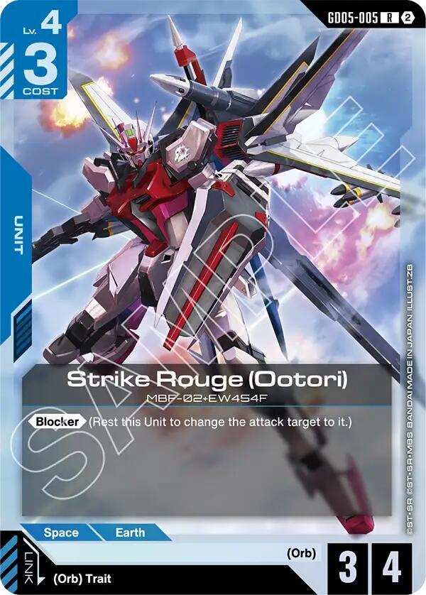 Strike Rouge (Ootori) - Freedom Ascension (GD05) NM *FOIL*