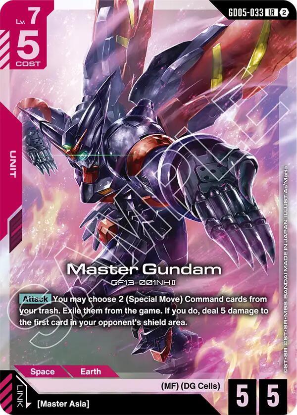 Master Gundam - Freedom Ascension (GD05) NM *FOIL*