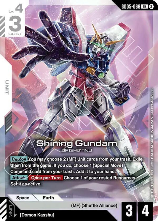 Shining Gundam (GD05-066) - Freedom Ascension (GD05) NM *FOIL*