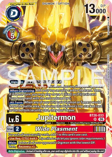 Jupitermon // Wide Plasmet - Timeless Bonds (BT-26) NM *FOIL*