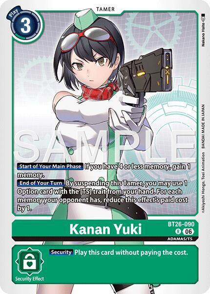 Kanan Yuki - Timeless Bonds (BT-26) NM *FOIL*