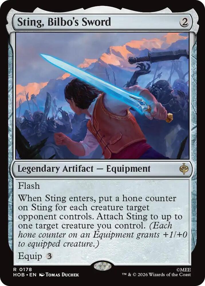 Sting, Bilbo's Sword - The Hobbit (HOB) NM