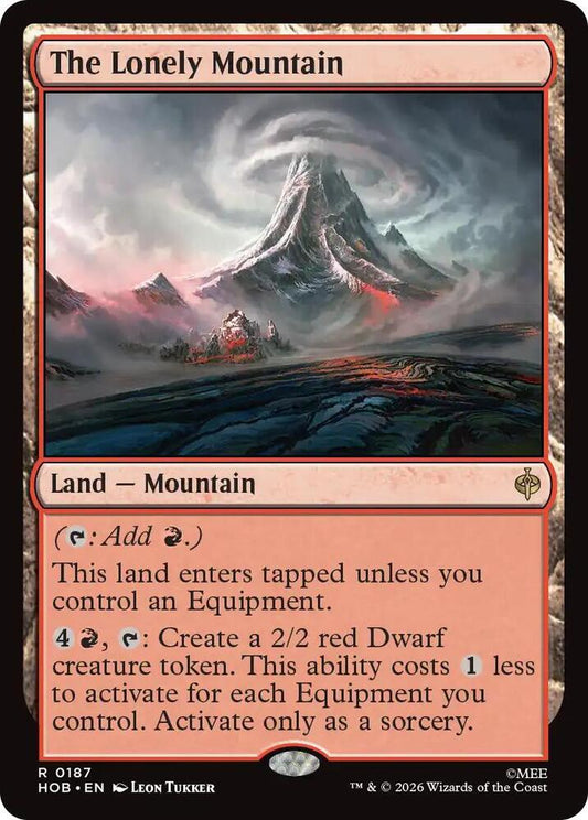 The Lonely Mountain - The Hobbit (HOB) NM
