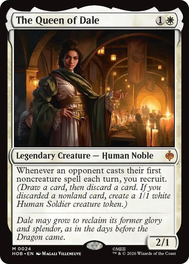 The Queen of Dale - The Hobbit (HOB) NM *FOIL*
