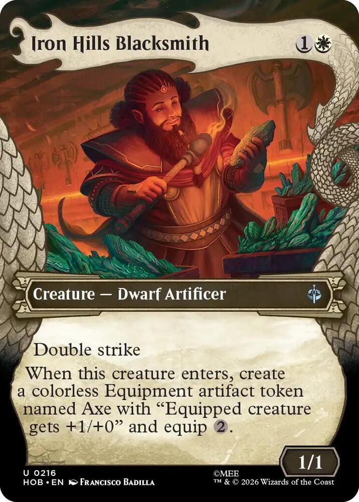 Iron Hills Blacksmith (Showcase) - The Hobbit (HOB) NM *FOIL*