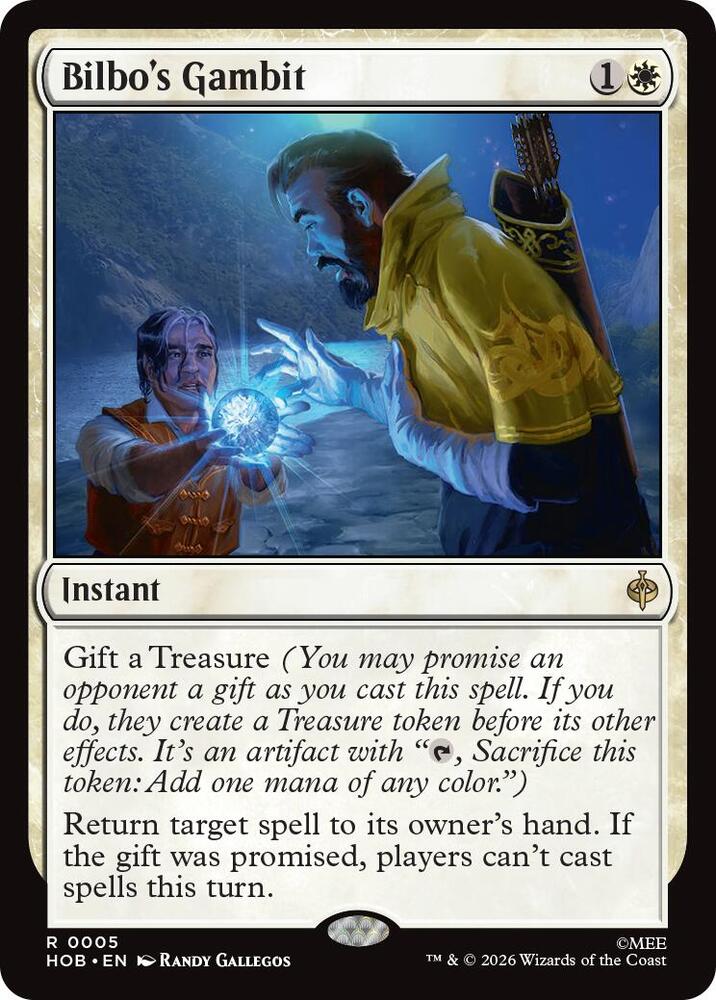 Bilbo's Gambit - The Hobbit (HOB) NM