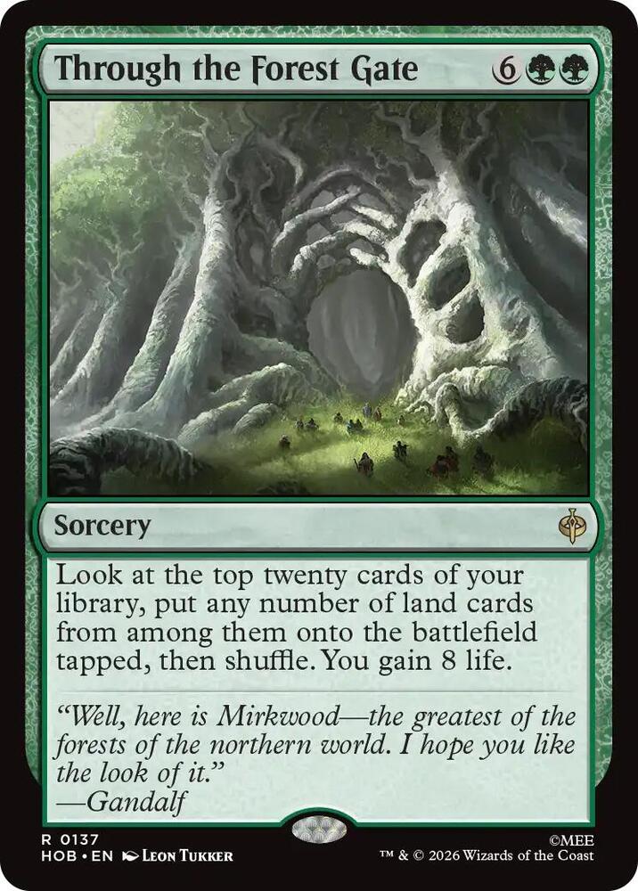 Through the Forest Gate - The Hobbit (HOB) NM *FOIL*