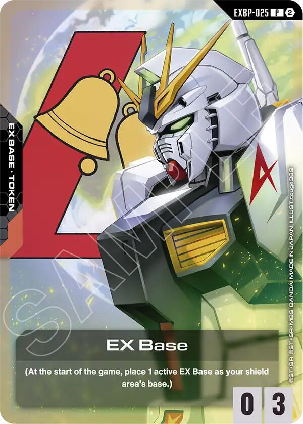 EX Base (EXBP-025) (GD05 Freedom Ascension Deck Build Box) - Promotional EX Base Tokens (EXBP) NM *FOIL*