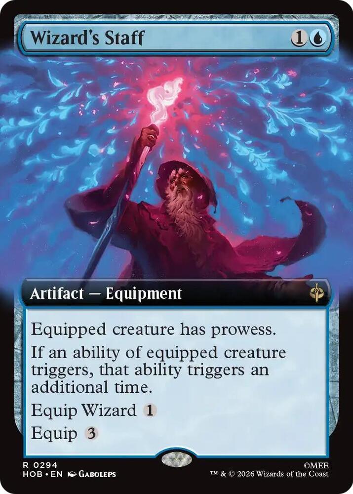 Wizard's Staff (Extended Art) - The Hobbit (HOB) NM