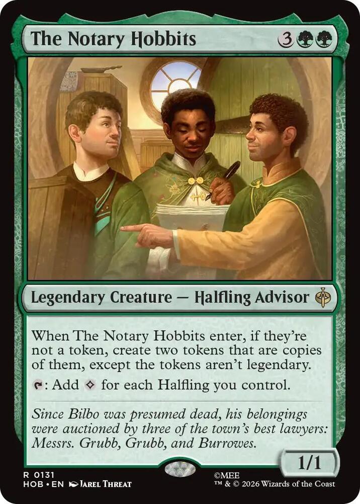 The Notary Hobbits - The Hobbit (HOB) NM