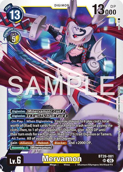 Mervamon - Timeless Bonds (BT-26) NM *FOIL*