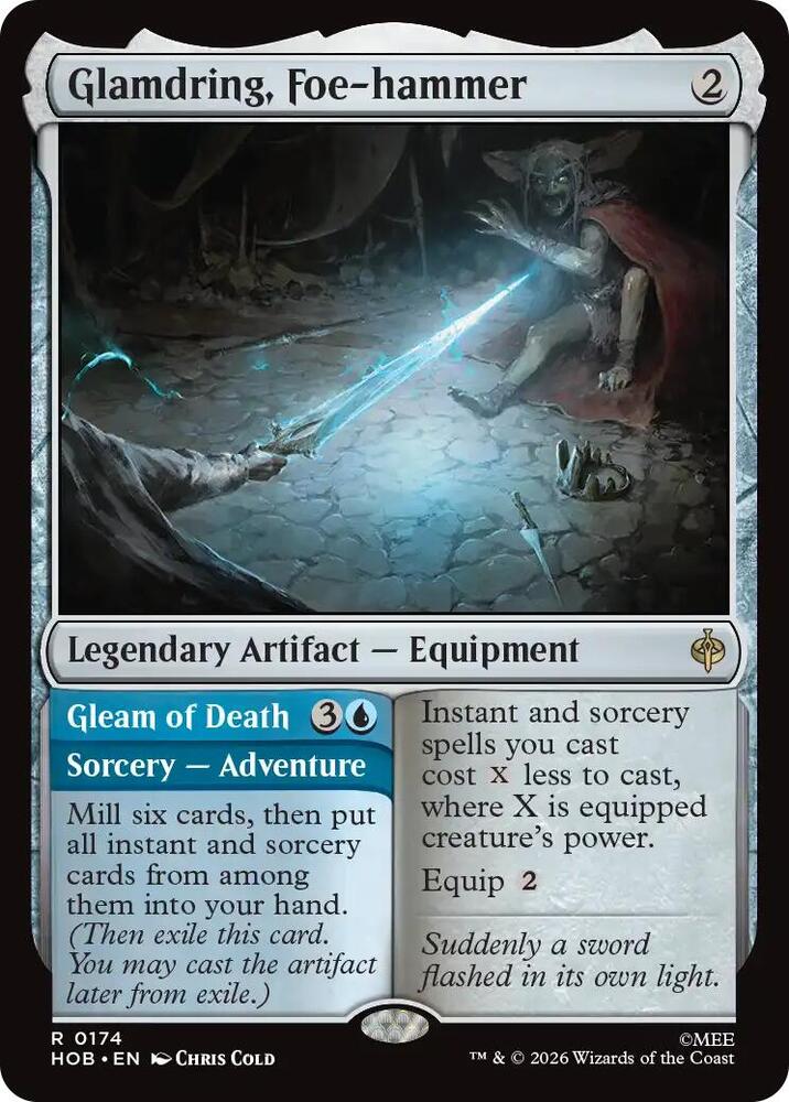 Glamdring, Foe-hammer - The Hobbit (HOB) NM