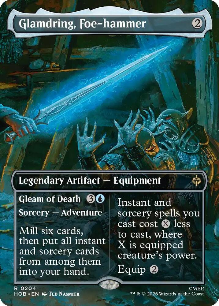 Glamdring, Foe-hammer (Borderless) - The Hobbit (HOB) NM