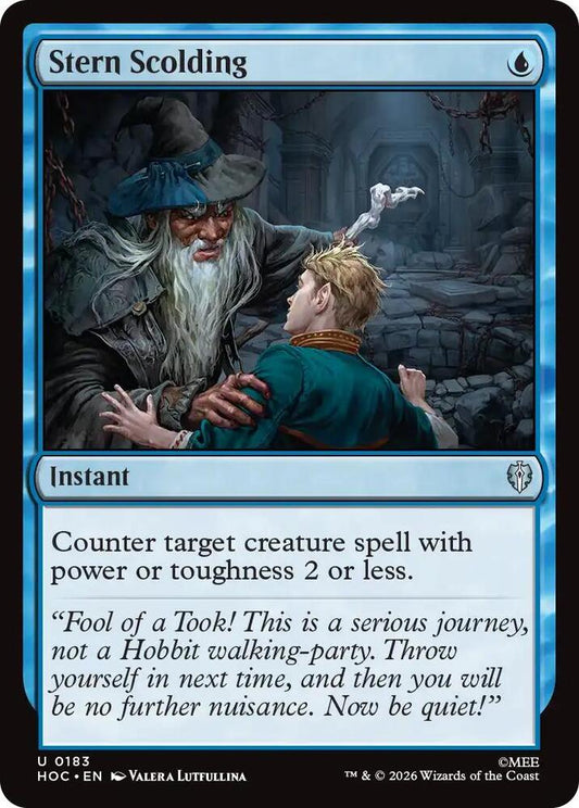 Stern Scolding - The Hobbit: Eternal-Legal (HOC) NM