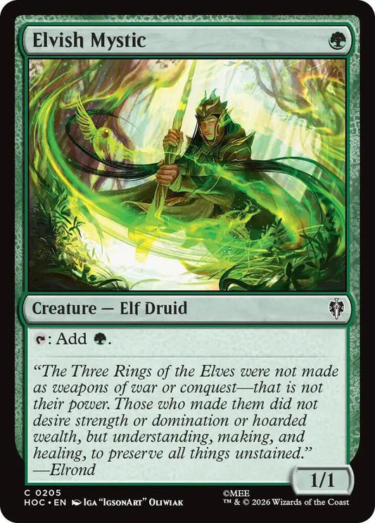 Elvish Mystic - The Hobbit: Eternal-Legal (HOC) NM