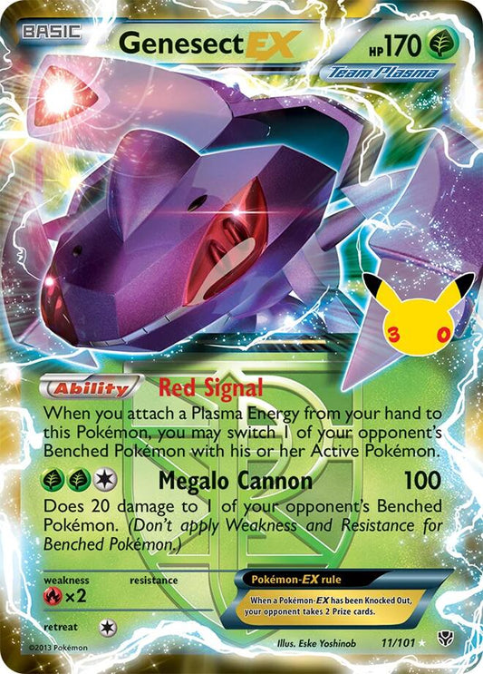 Genesect EX (Team Plasma) - ME: 30th Celebration Classic Collection (30C) NM *FOIL*