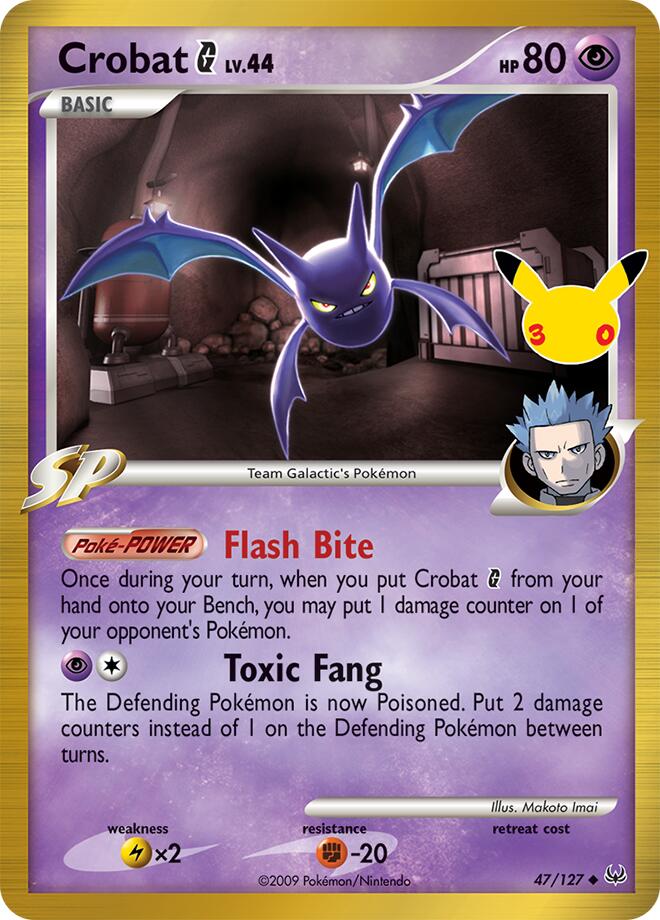 Crobat G - ME: 30th Celebration Classic Collection (30C) NM *FOIL*