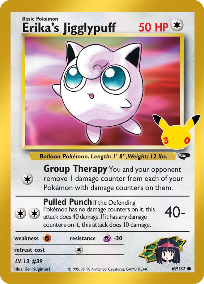 Erika's Jigglypuff - ME: 30th Celebration Classic Collection (30C) NM *FOIL*