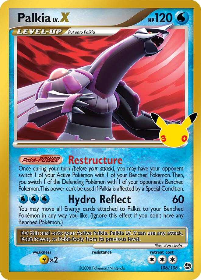 Palkia LV.X - ME: 30th Celebration Classic Collection (30C) NM *FOIL*