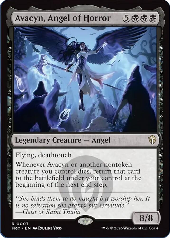 Avacyn, Angel of Horror - Commander: Reality Fracture (FRC) NM