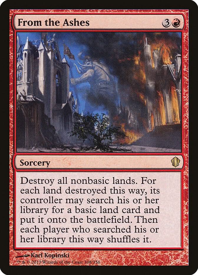 From the Ashes - Commander 2013 (C13) NM