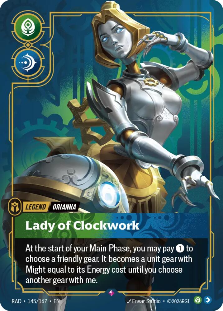 Orianna, Lady of Clockwork - Radiance (RAD) NM