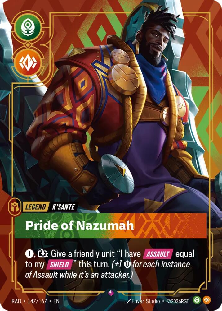 K'Sante, Pride of Nazumah - Radiance (RAD) NM